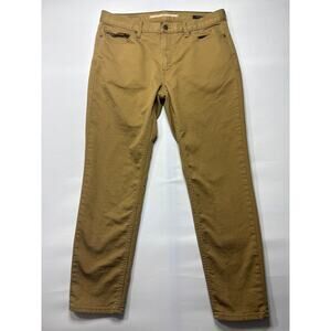 Banana Republic Men's Athletic Fit Travel Jean Tan Pants - Size 34x30 (35x28.5)